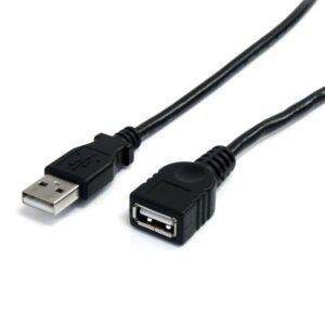 Cable de Extensión USB 2.0 A Macho - USB A Hembra, 1.3m, Negro